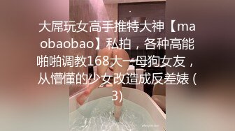 大屌玩女高手推特大神【maobaobao】私拍，各种高能啪啪调教168大一母狗女友，从懵懂的少女改造成反差婊 (3)