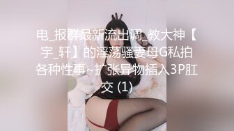 电_报群最新流出调_教大神【宇_轩】的淫荡骚妻母G私拍各种性事~扩张异物插入3P肛交 (1)