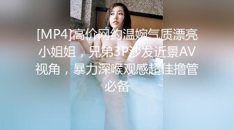 [MP4]高价网约温婉气质漂亮小姐姐，兄弟3P沙发近景AV视角，暴力深喉观感超佳撸管必备