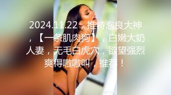 2024.11.22，推特泡良大神，【一条肌肉狗】，白嫩大奶人妻，无毛白虎穴，欲望强烈爽得嗷嗷叫，推荐！