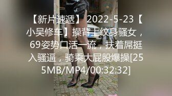 【新片速遞】 2022-5-23【小吴修车】操背上纹身骚女，69姿势口活一流，扶着屌挺入骚逼，骑乘大屁股爆操[255MB/MP4/00:32:32]